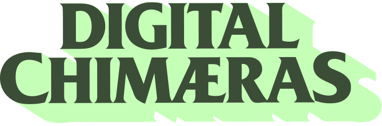 Logotype of Digital Chimæras brand on white background