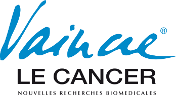 Logotype of Vaincre le Cancer brand on white background