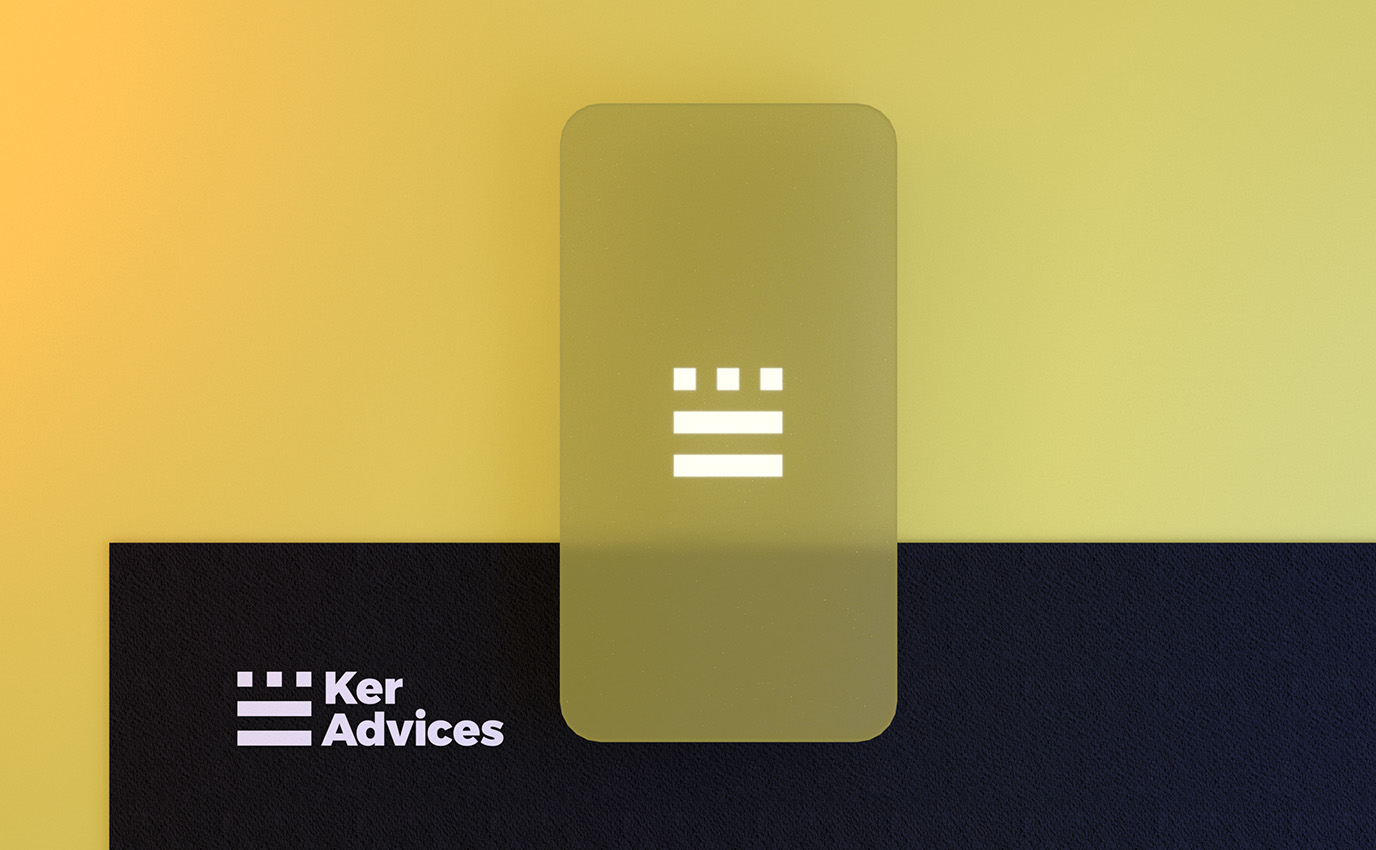 ker advices digital device futuristic smartphone futuriste branding frappa