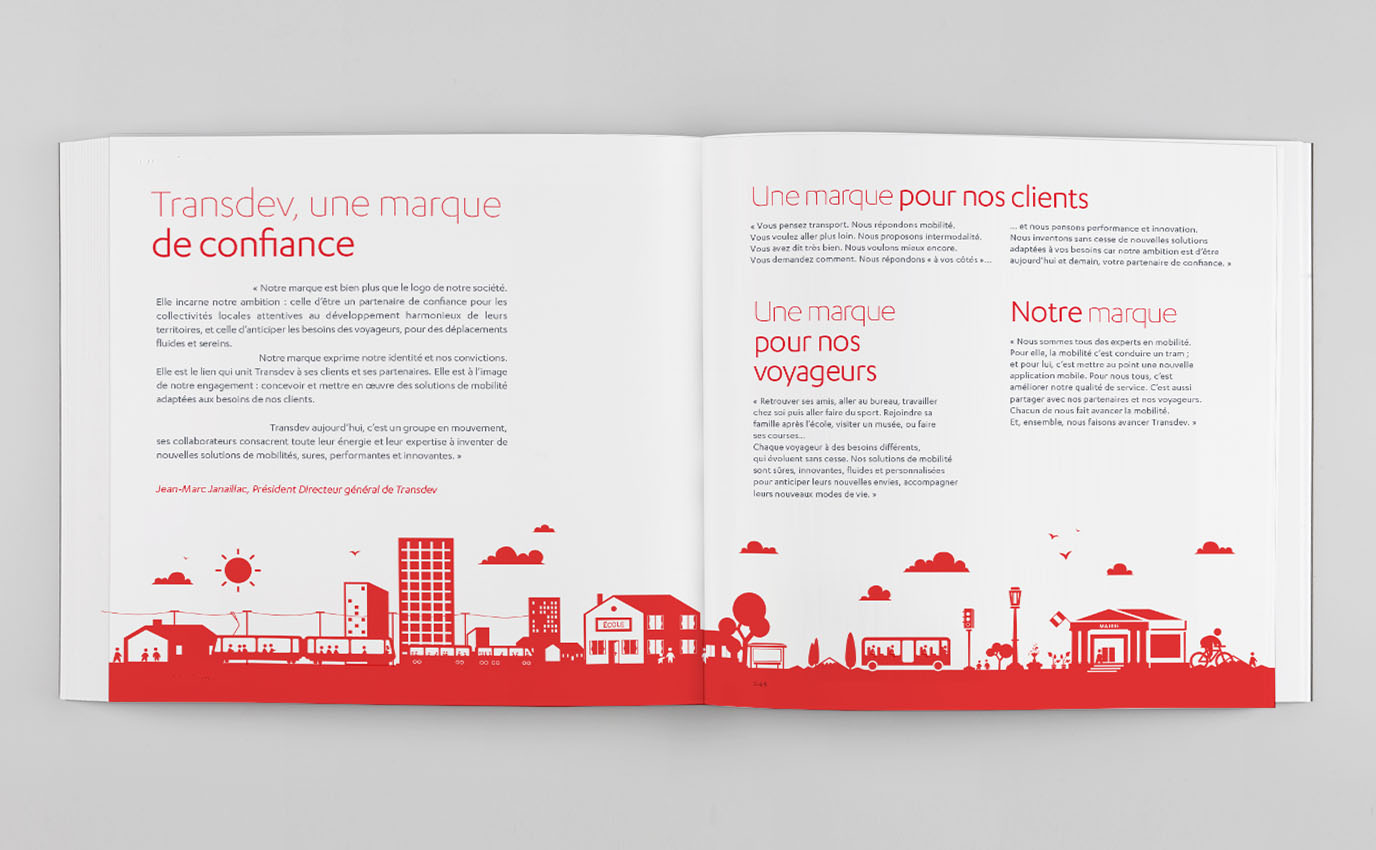 transdev brand book charte marque edition identite design frappa